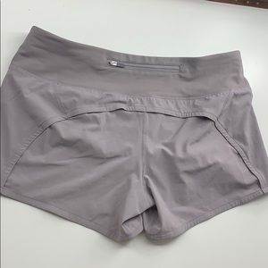 Gray Run Time Lululemon Shorts 4”